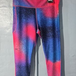 Under Armour Kids' Pink and Blue Leggings